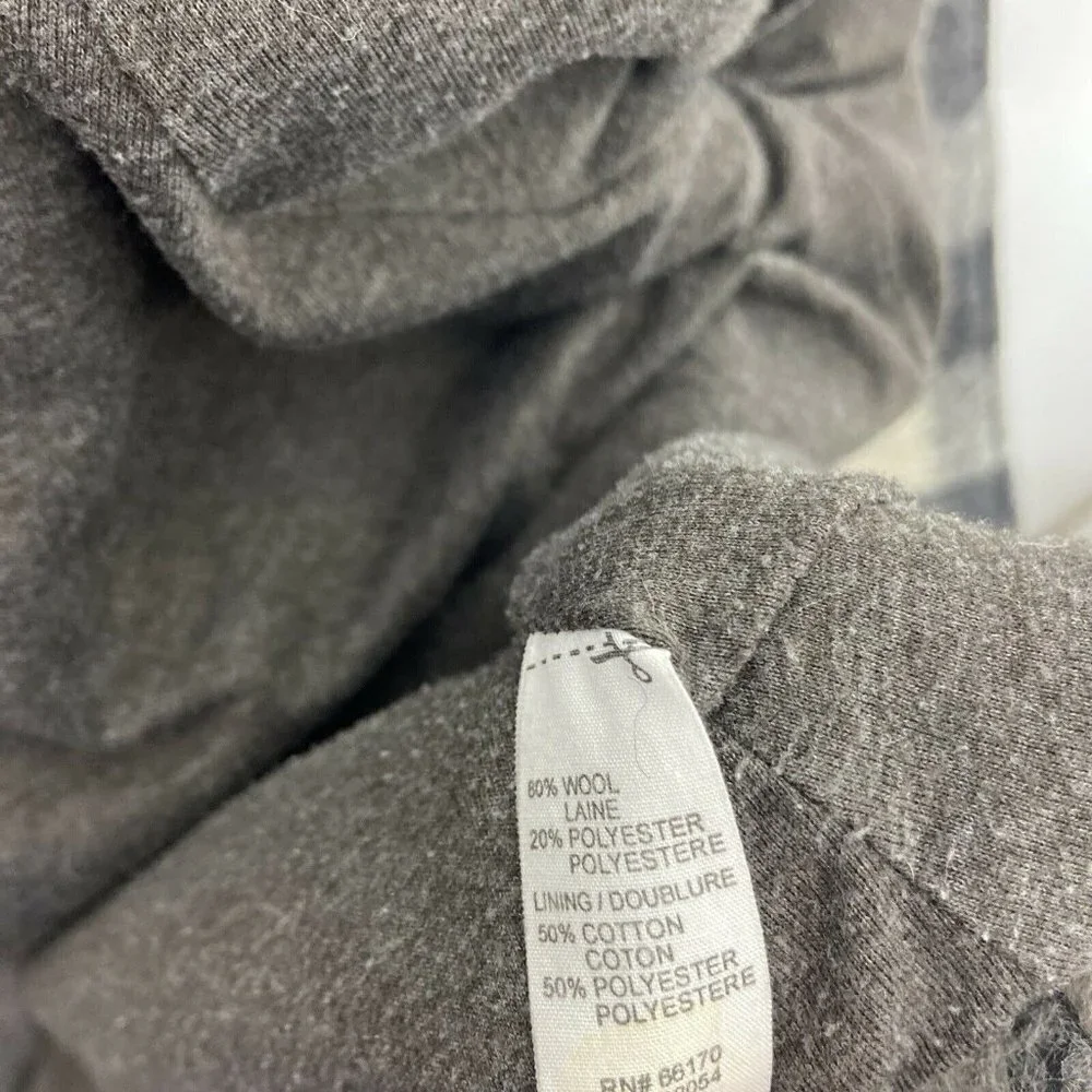 Free People Wool Plaid Shacket Woman 6 Small Collared‎ Loose